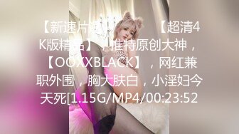 【新速片遞】    ♈ ♈ 【超清4K版精品】，推特原创大神，【OOXXBLACK】，网红兼职外围，胸大肤白，小淫妇今天死[1.15G/MP4/00:23:52