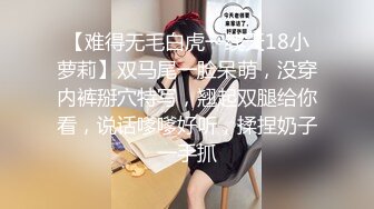 【难得无毛白虎一线天18小萝莉】双马尾一脸呆萌，没穿内裤掰穴特写，翘起双腿给你看，说话嗲嗲好听，揉捏奶子一手抓